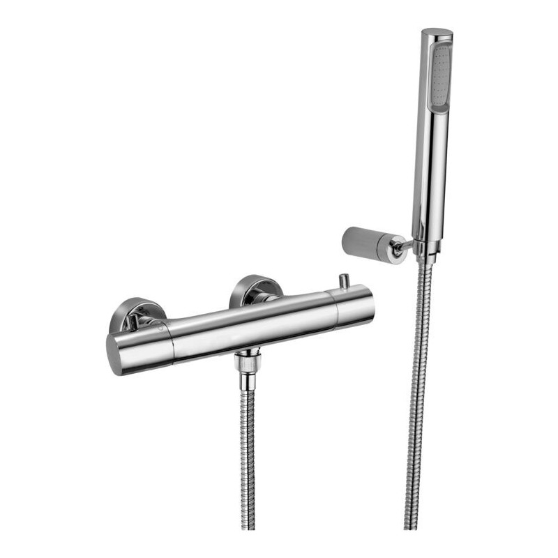Paffoni Light Bateria natryskowa ścienna termostat (kompletna) (LIQ168DCR)