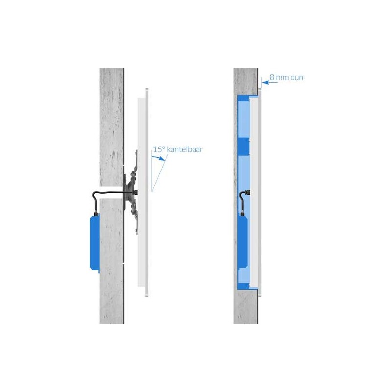 AquaSound Wodoodporny Telewizor LED Natynkowy 27-Calowy FullHD Android TV (ASV2770XS)