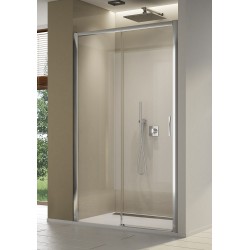 SanSwiss Top-Line S TLS2 Drzwi Prysznicowe 100x200 cm białe Szkło Przezroczyste (TLS2G1000407)