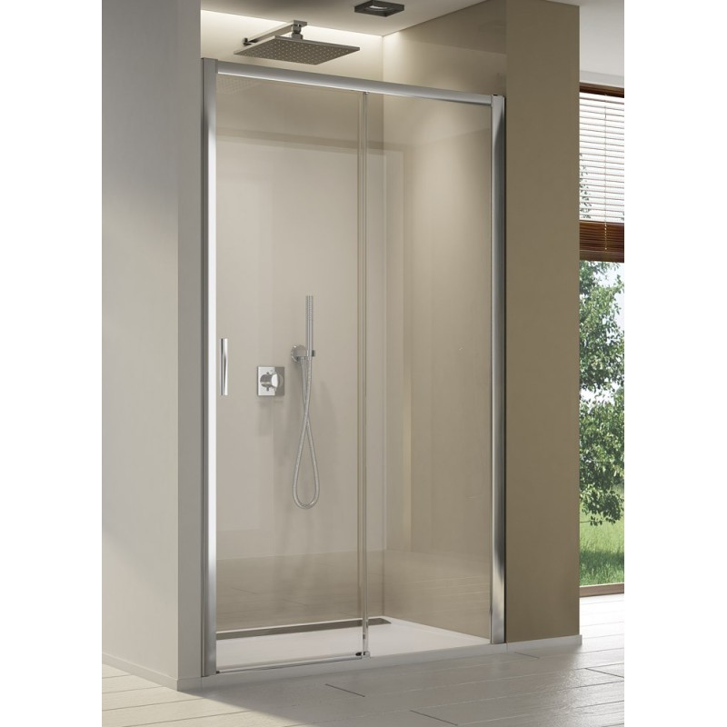 SanSwiss Top-Line S TLS2 Drzwi Prysznicowe 120x200 cm P Białe Szkło Przezroczyste (TLS2D1200407)