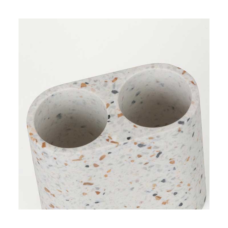 Sealskin Blend Podwójny uchwyt na szczoteczkę wolnostojący Terrazzo (800035)