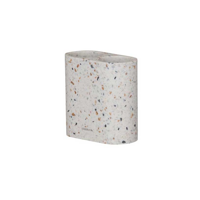 Sealskin Blend Podwójny uchwyt na szczoteczkę wolnostojący Terrazzo (800035)