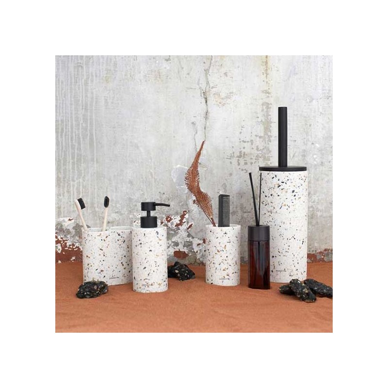 Sealskin Blend Podwójny uchwyt na szczoteczkę wolnostojący Terrazzo (800035)