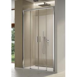 SanSwiss Top-Line S TLS4 Drzwi Prysznicowe 120x200 cm chrom połysk Szkło Przezroczyste (TLS41205007)