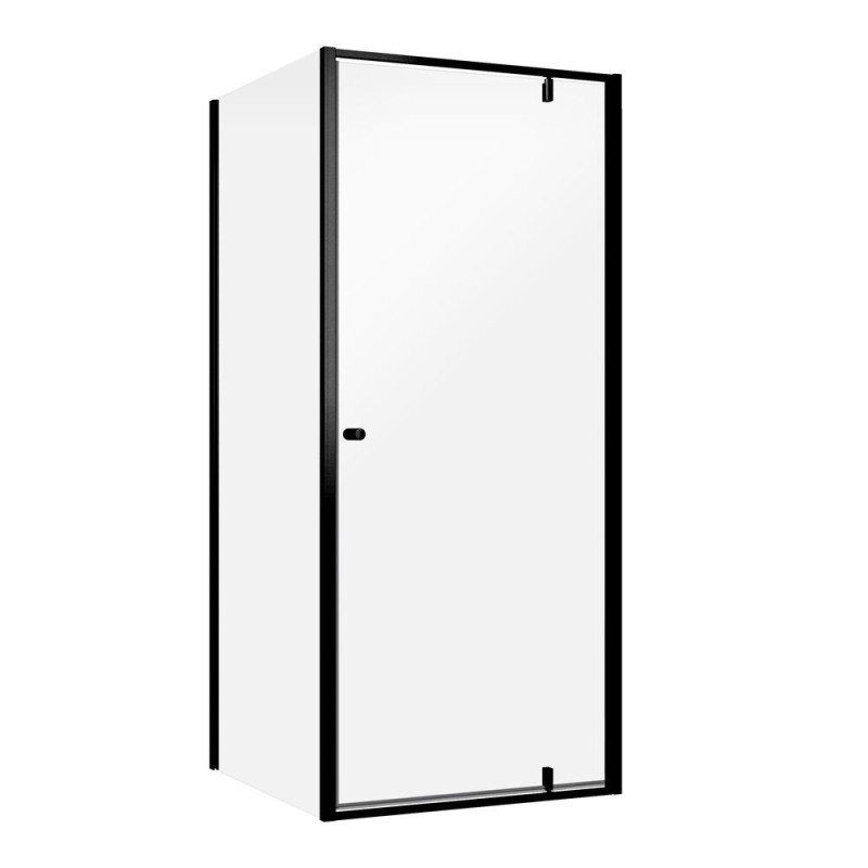 Sealskin Contour kabina prysznicowa 90x90x200 cm czarny mat szkło Przezroczyste (CD180906195100)