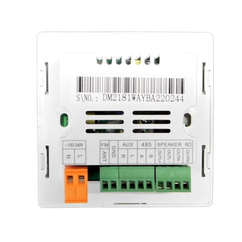 Dexon - P2 Odtwarzacz Ścienny  Bluetooth / Radio FM ze Wzmacniaczem Czarny (MRP 2181)