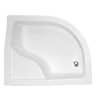 Besco Maxi Brodzik asymetryczny L biały 100x80x24 (BAM-100-NL)