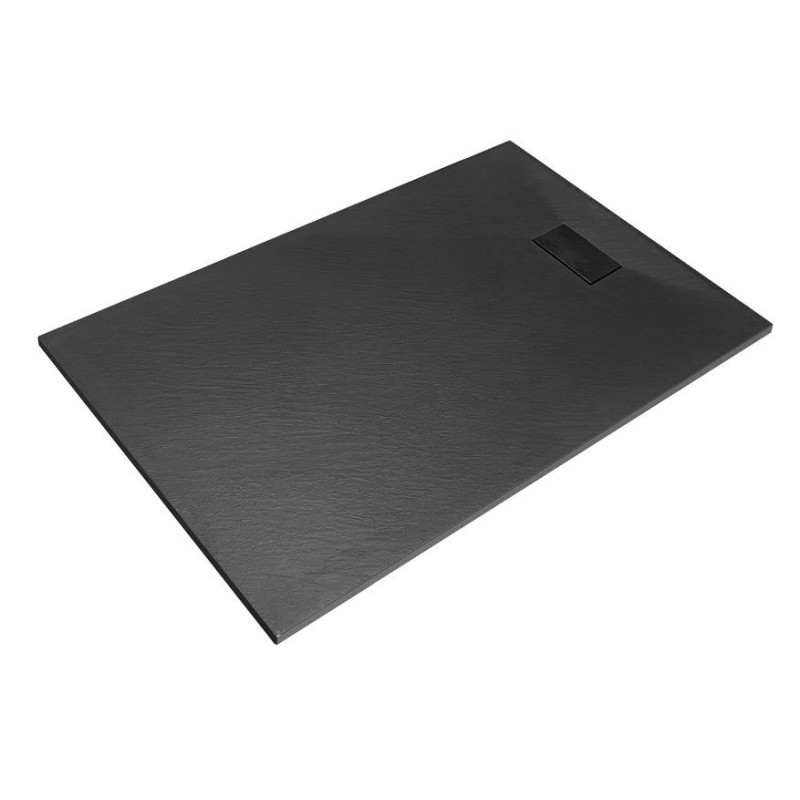 Besco Vexo Brodzik Prostokątny czarny 170x90 cm (BVB-170-90-P)