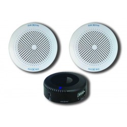 Dexon - P2 Wzmacniacz Bluetooth Do Głośników + Głośniki WiFi wodoodporne dwudrożne (2xRP64+JPM2021)