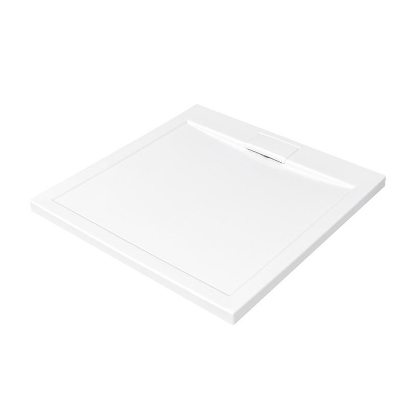 Besco Axim UltraSlim Brodzik Kwadratowy biały 80x80 cm (BAX-80-KW)