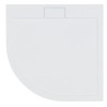 Besco Axim UltraSlim Brodzik półokrągły biały 80x80 cm (BAX-80-NR)
