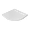 Besco Axim UltraSlim Brodzik półokrągły biały 80x80 cm (BAX-80-NR)
