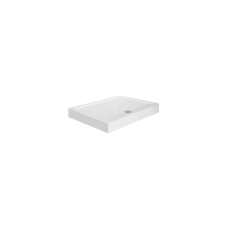 Besco Alpina UltraSlim Brodzik prostokątny biały 100x80 cm (BAA-10814-P)