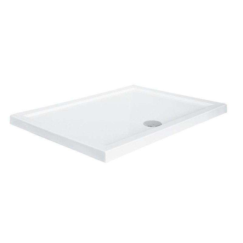 Besco Alpina UltraSlim Brodzik prostokątny biały 120x80 cm (BAA-128-P)