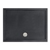 Besco Alpina UltraSlim Brodzik prostokątny czarny 120x80 cm (BAA-128-PCN)