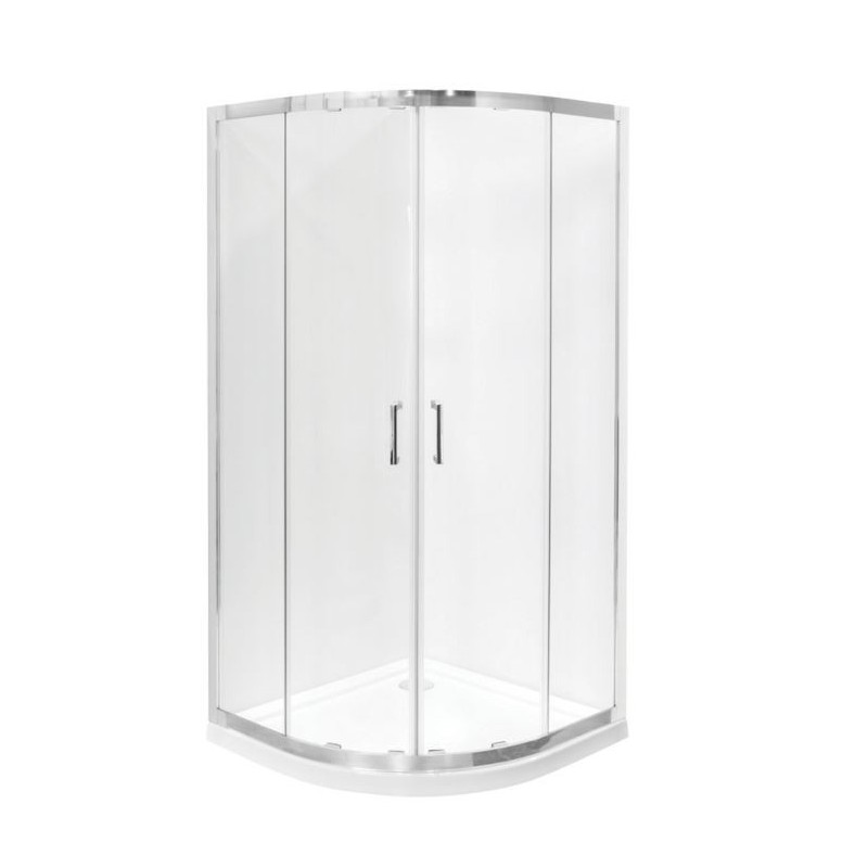 Besco Modern Kabina Prysznicowa Półokrągła 90x90x185 cm (MP-90-185-C)