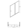 Besco Duo Slide II 150 Parawan Nawannowy 170x150