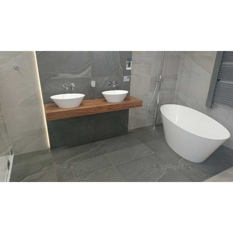 Sanitti Sei Umywalka konglomeratowa wolnostojąca 50x35 cm