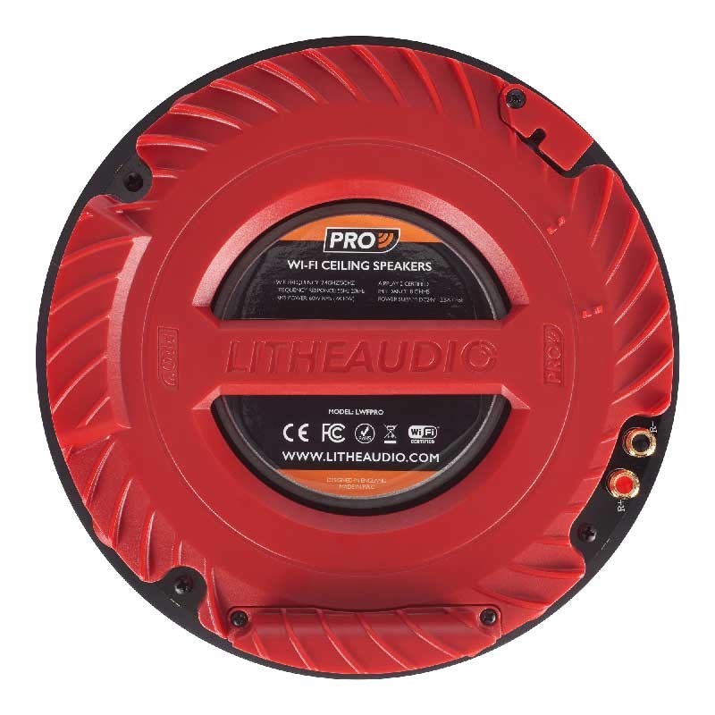 Lithe Audio Głośnik Sufitowy Wodoodporny IP44 Wi-Fi 60W Z Serii Lithe Audio Pro (Pojedynczy) (06501)