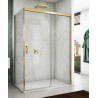 SanSwiss Cadura CAS2+CAST Kabina Prysznicowa P Złota 120x100 cm Szkło Przezroczyste (CAS2D1201207+CAST1001207)