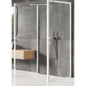 New Trendy Prime White Kabina Prostokątna Przyścienna P 100x110x200 Przezroczyste 6mm Active Shield (K-1570)