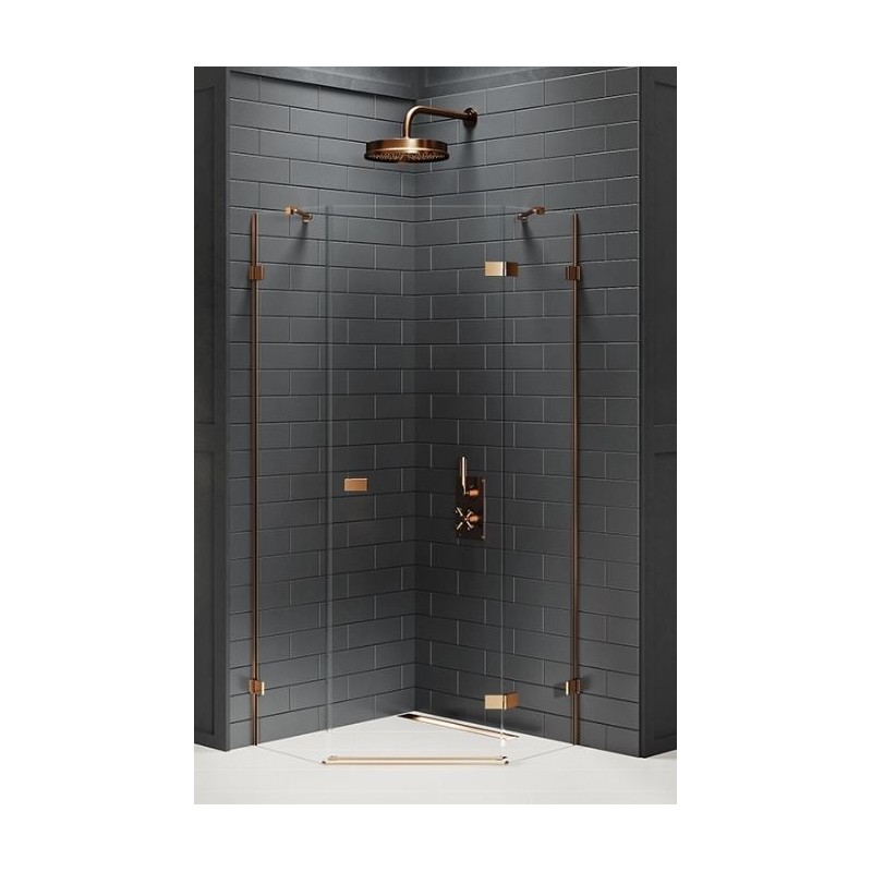 New Trendy Avexa Copper Kabina Pięciokątna Symetryczna P 90x90x200 Przezroczyste 6mm Active Shield (EXK-3821)