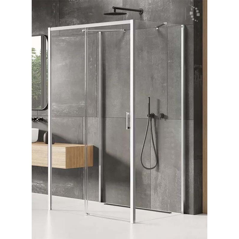 New Trendy Prime Kabina Prostokątna Przyścienna L 110x80x200 Przezroczyste 6mm Active Shield (K-0817)
