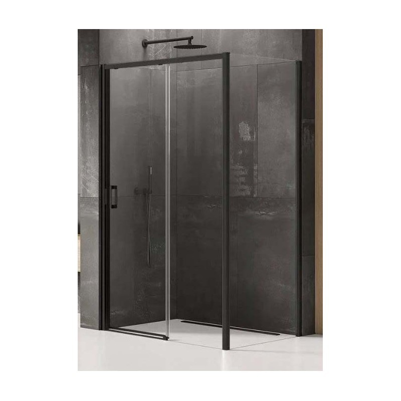 New Trendy Prime Black Kabina Prostokątna Narożna P 150x100x200 Przezroczyste 6mm Active Shield (K-1327)