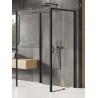 New Trendy Prime Black Kabina Prostokątna Przyścienna P 100x110x200 Przezroczyste 6mm Active Shield (K-1606)