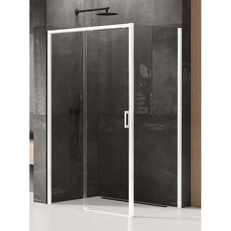 New Trendy Prime White Kabina Prostokątna L 120x80x200 Przezroczyste 6mm Active Shield (D-0404A/D-0219B)