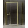 New Trendy Prime Light Gold Kabina Prostokątna L 100x90x200 Przezroczyste 6mm Active Shield (D-0420A/D-0224B)