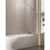 New Trendy Avexa Gunmetal Brushed Parawan Nawannowy P 100x150 Przezroczyste 6mm Active Shield (EXK-3522)