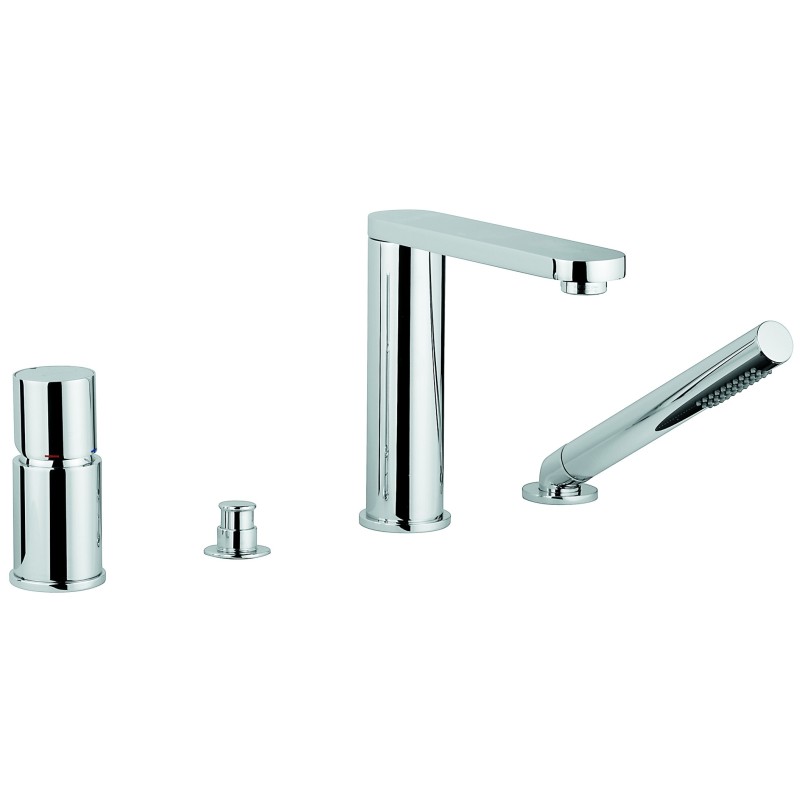 Emmevi Rubinetterie Minu Bateria wannowa 4-otworowa (78120CR)