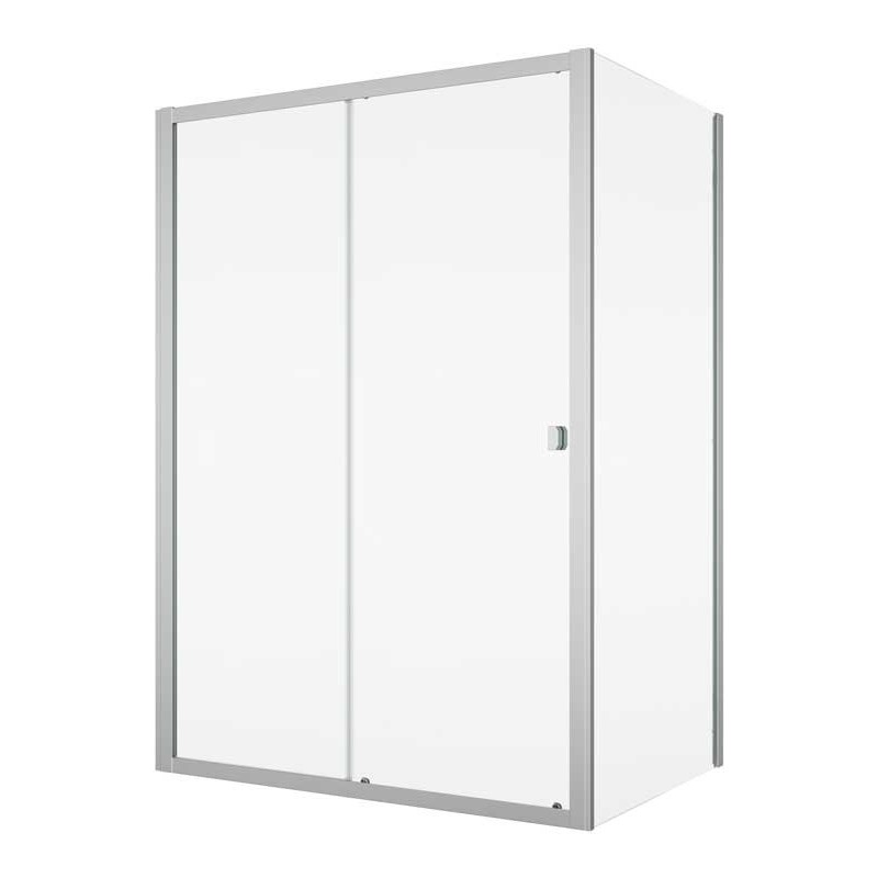 SanSwiss Arelia D20S2+D20F1 Kabina prysznicowa 120x100x190 cm Srebrny Polerowany (D20S21204007+D20F11004007)