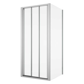 SanSwiss Arelia D20S3+D20F1 Kabina prysznicowa 90x100x190 cm Srebrny Polerowany (D20S30904007+D20F11004007)