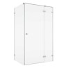 SanSwiss Annea AN13W+ANTW1 Kabina Prysznicowa Prawa Chrom 110x100x200 cm Szkło Przezroczyste (AN13WD11005007+ANTW110005007)