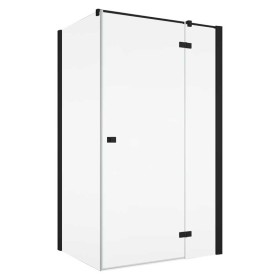 SanSwiss Annea AN13+ANT1 Kabina Prysznicowa Prawa Czarna 110x100x200 cm Szkło Przezroczyste (AN13D11000607+ANT110000607)