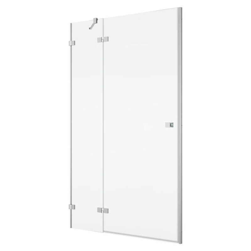 SanSwiss Annea AN13W Drzwi Lewe Jednoczęściowe Ze Ścianką Stałą W Linii Bez Profilu 90x200 cm (AN13WG09005007)
