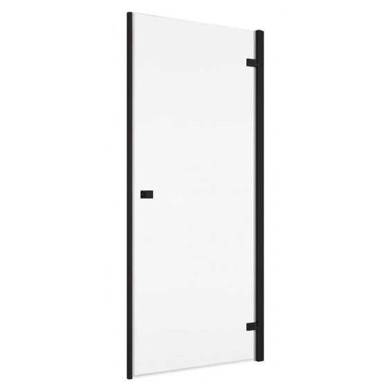 SanSwiss ANNEA AN1C Drzwi Prawe Jednoczęściowe Czarne 80x200 cm (AN1CD08000607)