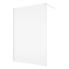 SanSwiss Cadura CAT4 White Walk-In Ścianka Wolnostojąca NA WYMIAR (30-140 cm) Szkło Przezroczyste (CAT4SM10907)