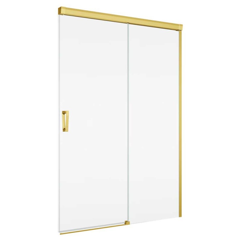 SanSwiss Cadura CAS2 Gold Drzwi Prysznicowe Prawe NA WYMIAR (140-200 cm) Szkło Przezroczyste (CAS2DSM21207)