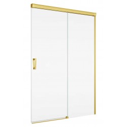 SanSwiss Cadura CAS2 Gold Drzwi Prysznicowe Prawe NA WYMIAR (100-140 cm) Szkło Przezroczyste (CAS2DSM11207)