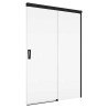 SanSwiss Cadura CAS2 Drzwi Prysznicowe Prawe BLACK NA WYMIAR (100-140 cm) Szkło Przezroczyste (CAS2DSM10607)