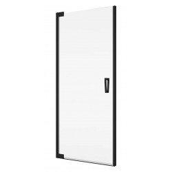 SanSwiss Cadura CA1C Drzwi Prysznicowe Lewe BLACK NA WYMIAR (50-100 cm) Szkło Przezroczyste (CA1CGSM10607)