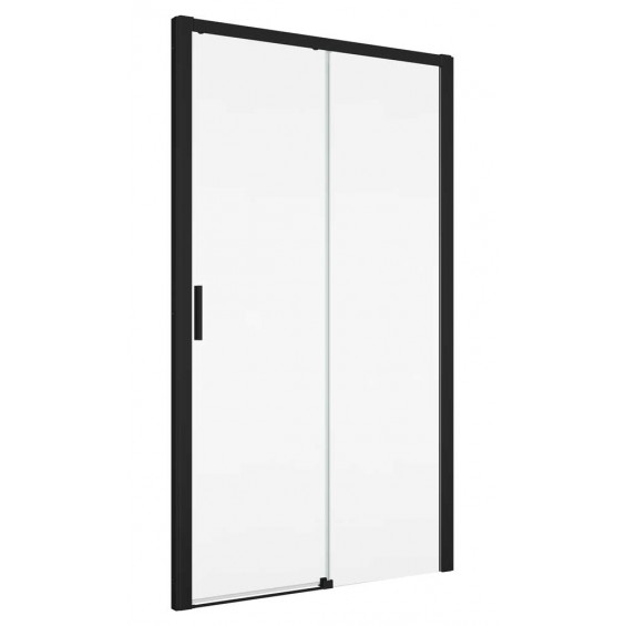 SanSwiss Top-Line S TLS2 Drzwi Prysznicowe Prawe BLACK NA WYMIAR (100 - 180 cm) Szkło Przezroczyste (TLS2DSM10607)