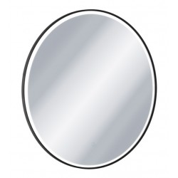 Excellent Corido lustro okrągłe LED 80 cm z matą grzewczą czarny mat (DOEX.CO080.BL)