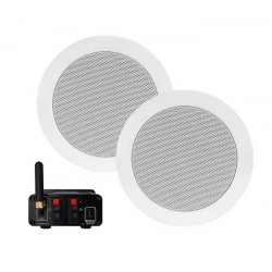 Aquasound Wzmacniacz Bluetooth 70 W z 4 głośnikami Twist Białe (BMN70EASY+2xSPKTwist135-W)