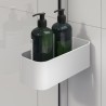 Sealskin INC kabina Walk in ze ścianką boczną 120x30x200cm 8mm Chrom mat z organizerem i powłoką clear glass (XIA11206265100)