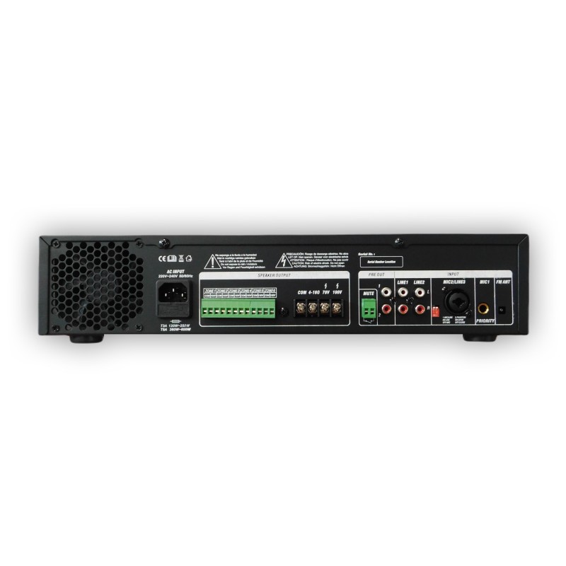 Dexon Wzmacniacz 6-strefowy z Bluetooth, USB, SD i tunerem (A-186M)