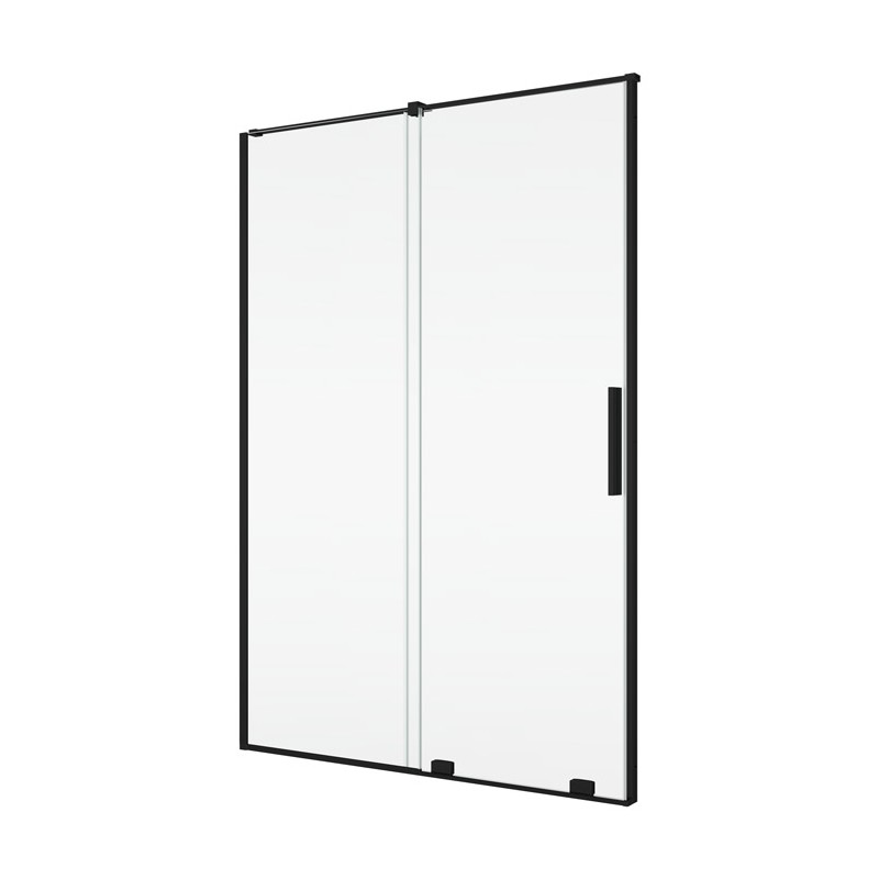 SanSwiss Amalia D35S2 Drzwi Przesuwne 2-cz. 159x200 cm Czarny Mat (D35S2SM10607+V2.D35.06)